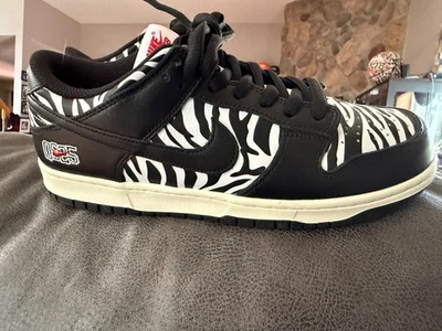 Size 9 - Nike Quartersnacks x Dunk SB Low Little Debbie’s Zebra Cakes - Image 1 of 4