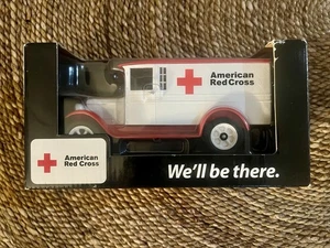 Vintage ERTL American Red Cross 1927 Graham Brothers Ambulance New Lowe’s Case - Picture 1 of 4