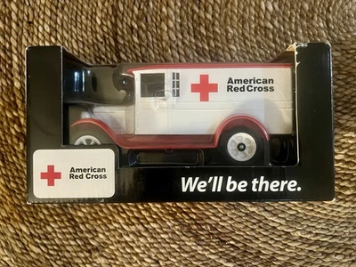 Vintage ERTL American Red Cross  1927 Graham Brothers Ambulance New Lowe’s Case - Image 1 of 4