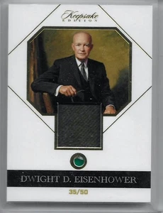 Dwight D. Eisenhower 2023 Super Products Authentic Gem Relic Card Keepsake /50 - Picture 1 of 2
