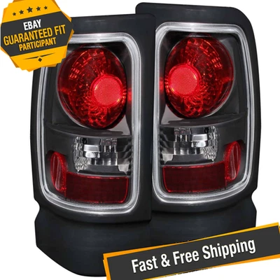 Luces traseras Euro Anzo 211048 negras/rojas para Dodge Ram 2500 1994-2002 Foto 1 de 4