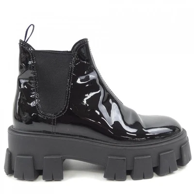 Botas PRADA para mujer talla 37 charol negro Foto 1 de 4