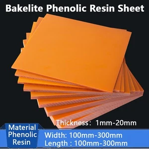 Bakelite Phenolic Resin Sheet Plate 1-20mm Thick CNC Insulation Electrical Board - Picture 1 of 11