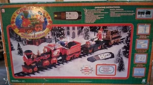 Vintage 1990s Toy State Toys Christmas Magic Express Train Set (Works) Music  - Picture 1 of 9