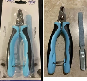 HAUSTIER HUND NAGELKNIPSER TRIMMER Schere mit NAGELFEILE zur PFLEGE. - Bild 1 von 4