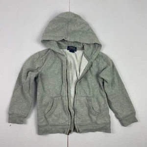 RALPH LAUREN Hoodie 6 Years Grey Boys Kids Sweatshirt Full Zip - Picture 1 of 14
