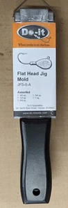Do-It D.1039 Flat Head Jig Sinker Mold JFS-5-A (5 Cavities) - Picture 1 of 6