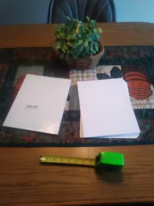 Qty. 100) "Hamilco" White Glossy Cardstock Cover Paper. 8-1/2" x 11". 80# - Picture 1 of 5