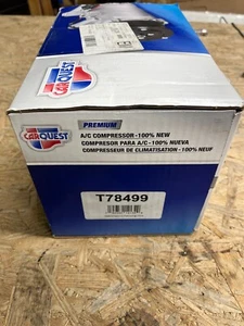 Carquest Premium A/C New; w/ Clutch; w/ MSC105CG2 Compressor T78499 - Picture 1 of 1