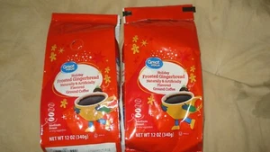Gran Valor Pan de Jengibre Esmerilado Sabor Café Molido Tostado Medio 12oz 2 Paquetes - Imagen 1 de 7