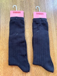 2 NEW Gymboree Navy Knee High Ribbed Socks Girls Size 8 & up Shoe Size 1-2 NWT - Picture 1 of 2