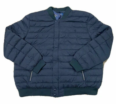 Polo Ralph Lauren  Down Puffer Bomber Jacket Coat Men's SZ  2XL-Big Navy Blue - Image 1 of 4
