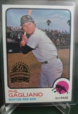 2022 Topps Heritage Baseball 1973 50th  Buyback Phil Gagliano Boston Red Sox