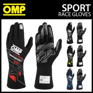 2025 OMP Sport Racing Driver Gloves Entry Level Fireproof Spec FIA 8856-2018 - Picture 1 of 42
