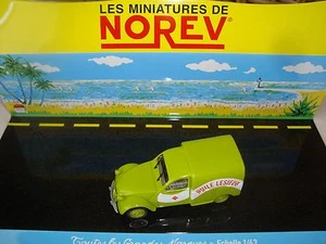 MINIATURE CITROEN 2 CV AZU 1955 PUB HUILE LESIEUR 1/43 NEUF EN BOITE - Imagen 1 de 4