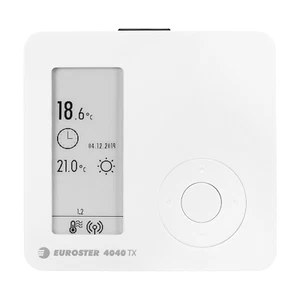 EUROSTER 4040TXC6 Funk Wandthermostat für Fußbodenheizungen - Weiß - Bild 1 von 3