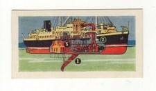 Naval Cigarette Cards #06 Ships and their Workings. A suction dredger