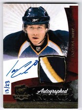 10/11 2010 UD THE CUP IAN COLE #143 ROOKIE PATCH AUTO RC GOLD /23 ST LOUIS BLUES