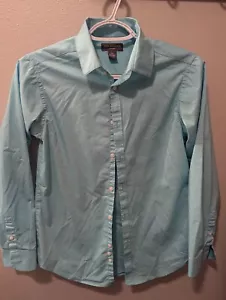 Van Heusen Men's Size 14 Blue Long Sleeve Dress Shirt - Picture 1 of 3