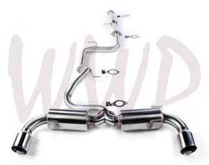 Sistema de silenciador de escape doble CatBack de acero inoxidable de 2,5" para 04-09 Mazda 3 Mazda3 2,3 L - Imagen 1 de 3