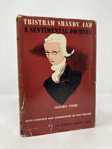 Tristram Shandy and A Sentimental Journey by Laurence Sterne 1st Ed VG HC 1941 - Picture 1 of 8