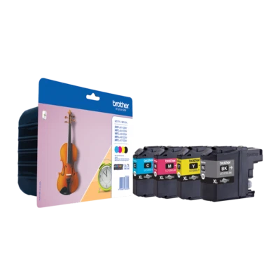 Brother LC125XL Cyan Magenta Yellow & LC127XL Black Inks DCP-J4110D  MFC-J4410DW - Image 1 of 3