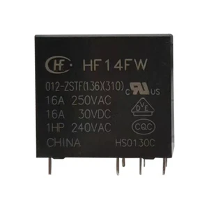 1PCS HF14FW-012-ZSTF(136)(310) 12VDC HongFa Power Relay 16A 8Pins - Bild 1 von 2