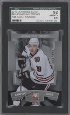 2010 Donruss Elite National Convention /499 Jonathan Toews #43 SGC 92