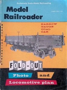 Model Railroader Magazine March 1958 Fold Out Photo and Locomotive Plan - Picture 1 of 2