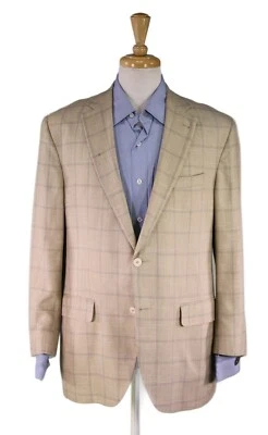 Blazer abrigo deportivo H. Stockton Atlanta Current beige ventana bambú 2-Btn 42R Foto 1 de 4