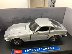 SUN STAR 3503 DATSUN 240Z 1972 -SILVER MET. 1:18- GOOD IN BOX - Imagen 1 de 7