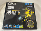 Asus H81M-K Motherboard LGA 1150 Intel H81 2DDR3 1600,DVI (ITR20976)