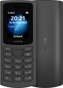 Nokia 105 4G TA-1378 128MB Dual SIM Big Button Unlocked Mobile Phone - Black - Picture 1 of 6