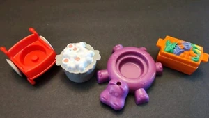 Fisher Price Little People Zubehör Rollstuhl Nilpferd Futterkorb Knochen Schale - Bild 1 von 7