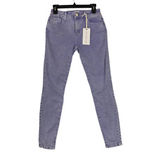 Wash Lab Womens size 27 jeans light purple Fay mid rise skinny 