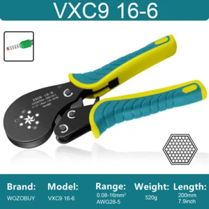 Ferrule Crimping Tool VXC9 16-4 Tubular Terminal Mini Pliers for Large Size Term - Bild 1 von 21