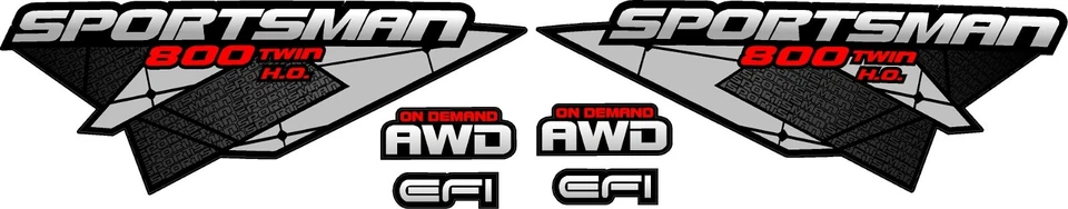2008, 2009, 2010  Polaris Sportsman 800 ATV Decal Kit 4x4 - Image 1 of 1