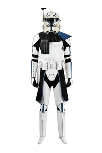 Star Wars The Clone Wars Capitán Rex Conjunto Completo Casco Disfraz Juegos con disfraces Halloween - Imagen 1 de 24