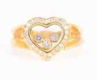 Chopard ‘Happy Diamonds' 18k Yellow Gold Ring