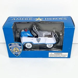 NYPD Die Cast Pedal Car Train Accessory K-94531 American Heroes 2002 *Notes* - Picture 1 of 5