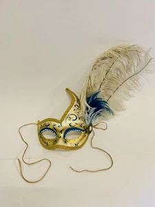Opern MASKE Original VENEZIANISCHE Kostüm Theatermaske Karnevalsmaske - Bild 1 von 7