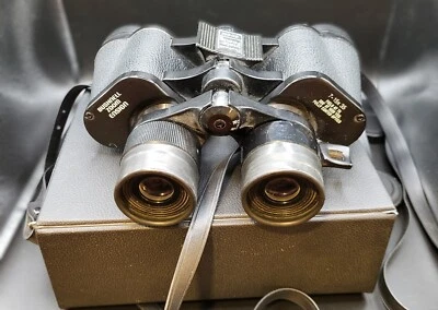 Vintage Bushnell Ensign Instafocus Zoom 7-15 x 35 Binoculars w Leather Case - Image 1 of 4