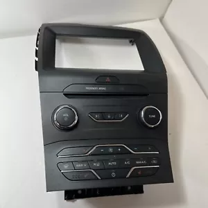 2017 FORD EDGE RADIO CLIMATE TEMPERATURE CONTROL PANEL FT4T-18E245-BK OEM - Picture 1 of 8