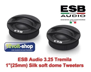 ESB Audio 3.25 Tremila 1" (25 mm) Silk soft dome Tweeters; 80W RMS; a pair - Picture 1 of 6