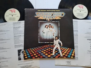 SATURDAY NIGHT FEVER (The Original Movie Sound Track) Bee Gees DISCO Funk 2LP - Picture 1 of 8