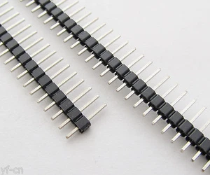 10pcs 40Pin Male IC Single Row Flat Headic er Socket 2.54mm/0.1" - Picture 1 of 4