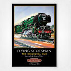 Scotsman On The Tracks - The Flying Scotsman Posters  A4, A3, A2 - Bp