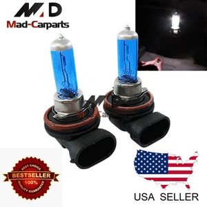 H9 100w Halogen Xenon Headlight Replacement 2x Light Bulb Lamp 6000K White  - Picture 1 of 3