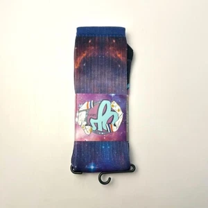OJ Skateboard Wheels Crew Socks Mens Womens Large 9-11 Galaxy Athletic Skate New - Picture 1 of 2