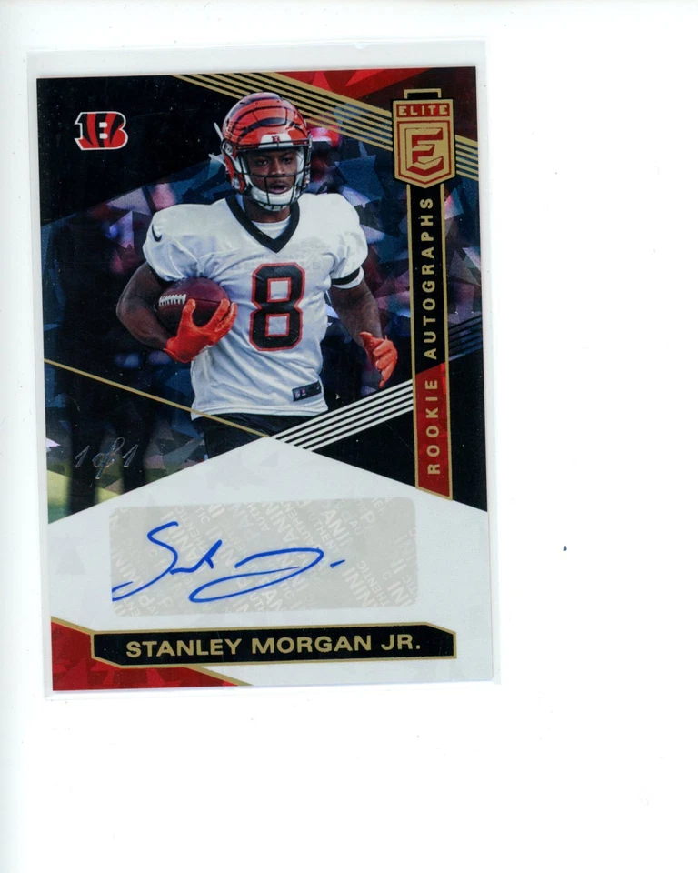 2019 Panini Elite Black Stanley Morgan Jr Auto Autograph RC True 1/1 Rookie - Image 1 of 1